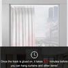 Ceiling Curtain Track Room Divider Hospital Curtain Black Room Divider Curtain Track, Aluminum Alloy Single Curtain Rail for 1m - 2.4m Window, Hospital/Bedroom/Balcony Use ( Color : Ceiling Mount , Si view 4