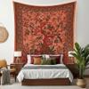 Craft Trade Indian Cotton Mandala Wall Hanging Tree of Life Tapestry for Aesthetic Boho Hippie Living Room, Meditation & Bedroom Dcor (Orange, 84x90 Inches) view 1