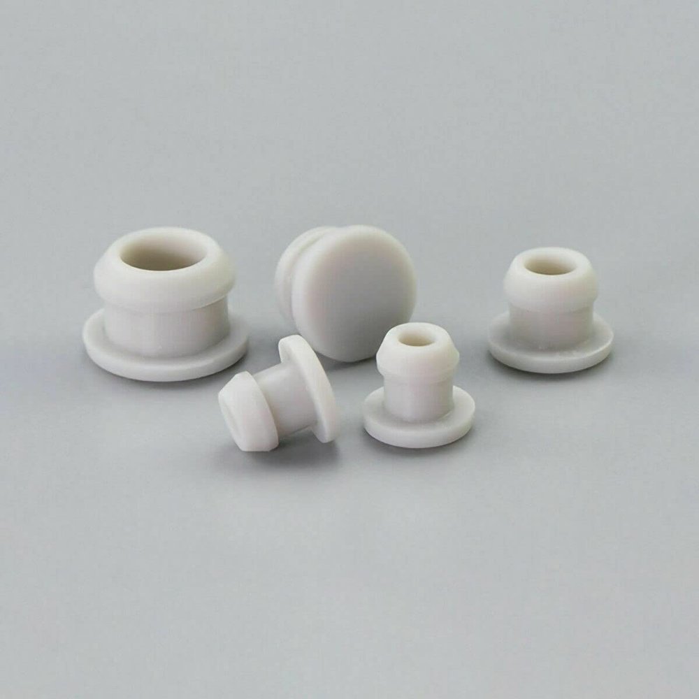 GatherTOOL 1/2/5Pcs Silicon Seal Stopper Dia 2mm to 50mm Rubber Pipe Cover Temperature T Plug Plastic Hole Caps Waterproof Stopper Tap Bung (Color : Grey Color, Size : STD028-2pcs)