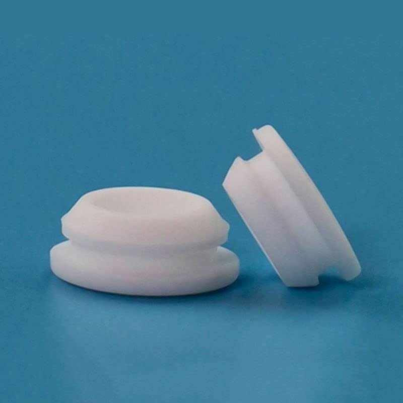 GatherTOOL 1/2/5Pcs Silicon Seal Stopper Dia 2mm to 50mm Rubber Pipe Cover Temperature T Plug Plastic Hole Caps Waterproof Stopper Tap Bung (Color : White Color, Size : STDS020-5pcs)