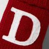 Wondershop Stocking Christmas Stockings with Initials l Mini RED Stocking Monogram Letter D 8.5" l Lettered Christmas Stockings l Monogrammed Stockings Christmas view 3
