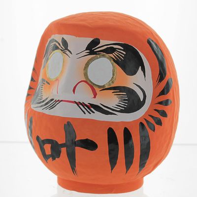 Daimonya Dharma Doll - Made in Japan - Learning & Possibility (Orange, Medium 4.7 inch)