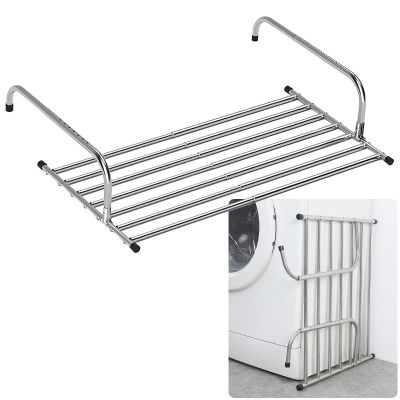 whalebee Foldable Clothing Rack Multifunction Clothes Drying Racks Planter Shelf Shelf for Storage Folding Space Saving Retractable Laundry Rack for Drying Quilts, Clothes, Towels, Shoes