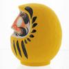 Daimonya Daruma Doll - Made in Japan - Support & Warmth (Yellow, Medium 4.7 inch) view 2