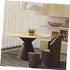 Alipis Decorative Rattan Woven Basket Trash Can Fabric Liner Round Decorative Paper Waste Basket Wicker Laundry Hamper Garbage Container Bin for Bedroom Kitchen Woven view 4