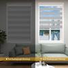 Zebra Roller Shades, Zebra Blinds for Windows,Custom Size Cordless Blackout Zebra Blinds,Dual Layer,Privacy Light Control for Day and Night,Window Blinds for Room,Office,Grey,29" W x 60" H view 2