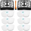 for Shark Replacement Filter ZU561 ZU560 Navigator Lift-Away Speed Self Cleaning Brushroll Lightweight Zero-M Upright Vacuum ZU572 ZU562 UV650 UV725 ZU560C ZD400 ZD402 with HEPA Part XFFK560 XHEP560 view 1