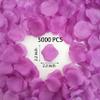 ATFL 0.9 Pound Purple Rose Petals for Purple Valentines Decorations,5000 Pcs Purple Flower Petals for Wedding,2.3'' Artificial Fake Silk Rose Flower Pedals for Romantic Night for Him Set view 3