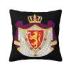 Coat of Arms of Norway Soft Comfortable Double Sided Plush Pillow Case with Strong Home Practicality 18 X 18 in view 1