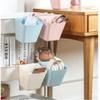 6 Pack Hanging Cup Holders, Wall Organizers, Rolling Cart Accessories Hanging Pen Holders Storage Containers Hanging Buckets for Home Decor Office, Kitchen, Art & Craft Supplies Accessories (Pink) view 3