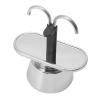 2 Cup 100ML Pot Double Stainless Steel Mocha Coffee Pot Italian DIY Conduit Coffee Maker view 2