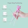 Kids Training Chopsticks - 1 Pair With Case for Learning and Practice - Beginners view 3