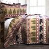 CARSTENS, INC. Rustic Cabin Country Bedding Set, 2-Piece Microfiber Quilt, Rustic Bear Stripe, Twin view 1