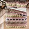 CARSTENS, INC. Rustic Cabin Country Bedding Set, 2-Piece Microfiber Quilt, Rustic Bear Stripe, Twin view 3
