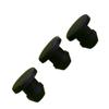10pcs/Set Black 4.5mm to 50.6mm Silicone Rubber Hole Caps T Type Plug Cover Snap-on Gasket Blanking End Caps Seal Stopper (Color : 10pcs, Size : 30mm) view 1