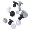10pcs/Set Black 4.5mm to 50.6mm Silicone Rubber Hole Caps T Type Plug Cover Snap-on Gasket Blanking End Caps Seal Stopper (Color : 10pcs, Size : 30mm) view 3