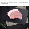 Rapid Defrosting Tray for Thawing Frozen Meat, Non-stick Thawing Tray Thawing Plate for Fast defrosting of Frozen Foods(L) view 2