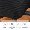 Anti Dirty Gaming Chair Cover, Stretch Computer Chair Slipcover with Arm Covers Fleece Office Chair Slipcover Rotating Armchair Covers(black) view 3