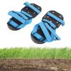 Honio Grass Aerator Shoes Adjustable Blue Aluminum Alloy Aerator Shoes Patio Adjustable view 2