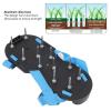 Honio Grass Aerator Shoes Adjustable Blue Aluminum Alloy Aerator Shoes Patio Adjustable view 4