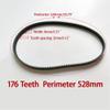176T Breadmaker Conveyor Belts bread machine belts Bread Maker Parts 176Teeth Perimeter 528mm Kitchen Appliance accessories view 2