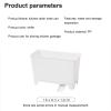 CANMNT Trash Can Kitchen Drain Trash Can Kitchen Waste Bin Countertop Garbage Cans Recycle Rubbish Bin Dry Wet Separation Storage Bucket Trash Can Wastebasket view 3