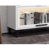 Bookshelf Children's Dust-Proof Bookcase with Glass Door Living Room Floor-to-Ceiling Bookshelf Rack Bedroom Bookcase Storage Locker Bookcases (Color : A, Size : 60CM_Medium) view 3