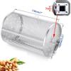 Stainless Steel Oven Roast Basket Baking Rotary Nuts Beans Peanut Cage BBQ Grill Bakeware Electric Oven Universal spare parts view 2