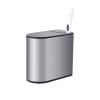 CANMNT Trash Can Intelligent Induction Trash Can Automatic Household Toilet Toilet with Lid Narrow Paper Basket Sandwich Trash Can Trash Can Wastebasket view 1