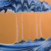 17.3" 3D Sand Art Decor, Liquid Motion 360 Wall Mounted Sand Painting Art, Home Wall Sculpture for Relaxing Mood, Living Room & Home Office Art Decor view 3