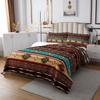 Erosebridal Aztec Coverlet Set Ethnic Tribal Arrow Bedspread,Retro Southwest Native Bohemian Quilted King,Western Star Geometric Sriped Quilt Set African Tribe Nordic Style Boho Decor,Warm Taupe view 3