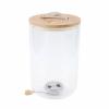 7.5L Glass Cereal Oatmeal Dispenser Containers,Cereal Storage Container Set,for Food Organiza Pantry Storage view 4