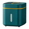 10KG Kitchen Container Bucket Insect-Proof Moisture-Proof Rice Box Grain Sealed Jar Home Storage Pet Dog Food Dark Green view 1