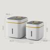 10KG Kitchen Container Bucket Insect-Proof Moisture-Proof Rice Box Grain Sealed Jar Home Storage Pet Dog Food Dark Green view 3