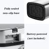 Kitchens Trash Can 12L Stainless Steel Trash Can for Home Kitchen Living Room Automatic Opening Garbage Can Intelligent Induction Trash Can Home Office - Holds Waste (Color : Silver) view 4
