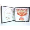 Cohen Tsemach Art & Gift 7 Branch Menorah Candle Holder Jerusalem Hand Painted Crystal Rhinestones Bejeweled view 3