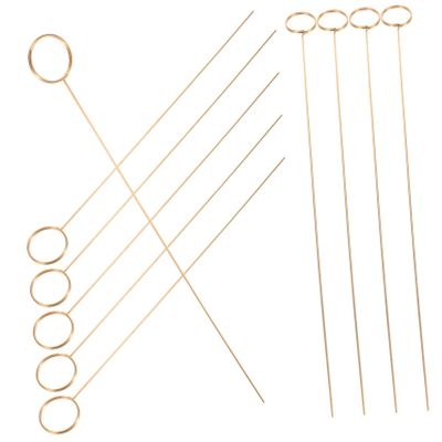 Tofficu 10Pcs Gold Round Place Card Holders Elegant Floral Picks for Photos Memo and Cards Weddings Birthdays Events and Office Use