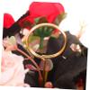 Tofficu 10Pcs Gold Round Place Card Holders Elegant Floral Picks for Photos Memo and Cards Weddings Birthdays Events and Office Use view 2