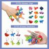 XIPEGPA 132 PCS Dinosaur Party Favors, Dinosaur Themed Eggs Dinos Slap Bracelets Keychains Rings Stickers for Birthday Party Supplies Goodie Bag Fillers view 4