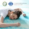 MLILY 4 Inch King Memory Foam Mattress Topper with Gel Infusion, Cooling Pad in a Box, CertiPUR-US Certified, 76x80, Blue view 2