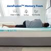 MLILY 4 Inch King Memory Foam Mattress Topper with Gel Infusion, Cooling Pad in a Box, CertiPUR-US Certified, 76x80, Blue view 4