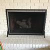 Fireplace Safety Screen- Single Panel Design- Carbon Steel (36" w x 28" h) view 2
