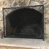 Fireplace Safety Screen- Single Panel Design- Carbon Steel (36" w x 28" h) view 3