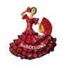 Barcelona Spain 3D Flamenco Dancer Fridge Magnet Souvenir Gift,Resin Handmade Barcelona Refrigerator Magnet Home & Kitchen Decoration Collection view 1