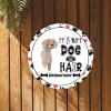 Bomehhjuli Welcome Sign Front Door It's Not Dog Hair Weimaraner Tin Sign Paw Heart Wreath Metal Tin Sign Dogs Puppies Modern Wall Decor Art for Home Living Room Kitchen Outdoor 9.2in view 2