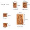 Wooden Baking Cookie Mold,Cookie Mold Press Cutter Pinecone Rose Cookie Embossing Craft Mold Christmas Baking Mold for Mooncake Biscuit(Campanula) view 2