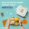 Bentoheaven Premium Bento Lunch Box for Kids, 9 Designs, Leak-proof 3-4 Compartments, Divider, Ideal size 30oz, Microwave/Dishwasher Safe Kids Bento Box (Loncheras Para Nios/Nias)[Orange Gray] view 3