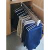 HONGKEFIT Pull Out Clothes Rail, Extendable Clothes Rail for Closet, Pull Out Closet Rod with 2 Sliding Rail Adjustable 30-80cm Wardrobe Rail Clothes Rack, 201 Steel Finished (Size : 60cm) view 4