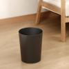 UUJOLY Plastic Small Trash Can Wastebasket, Garbage Container Basket for Bathrooms, Laundry Room, Kitchens, Offices, Kids Rooms, Dorms, Dark Grey, 1.8 Gallon view 2