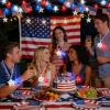 TURNMEON 9 Pack 4th of July Party Favor Light Up Necklaces Patriotic Red White Blue Party Accessories Fourth July American Stars Beads Necklaces Adults Independence Day Supplies view 3